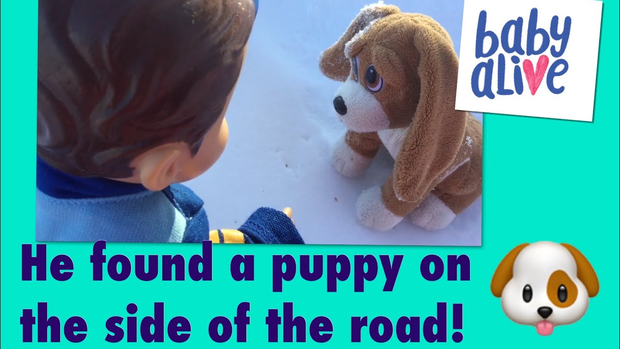 Baby Alive Milo Finds And Rescues A Puppy!