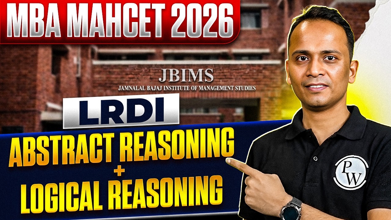 MBA MAHCET Preparation 2026  | Abstract Reasoning + Logical Reasoning