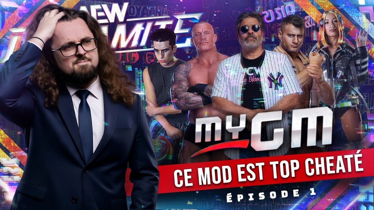 WWE 2K25 : Je joue &agrave; MyGM mais avec un mod : Episode 1