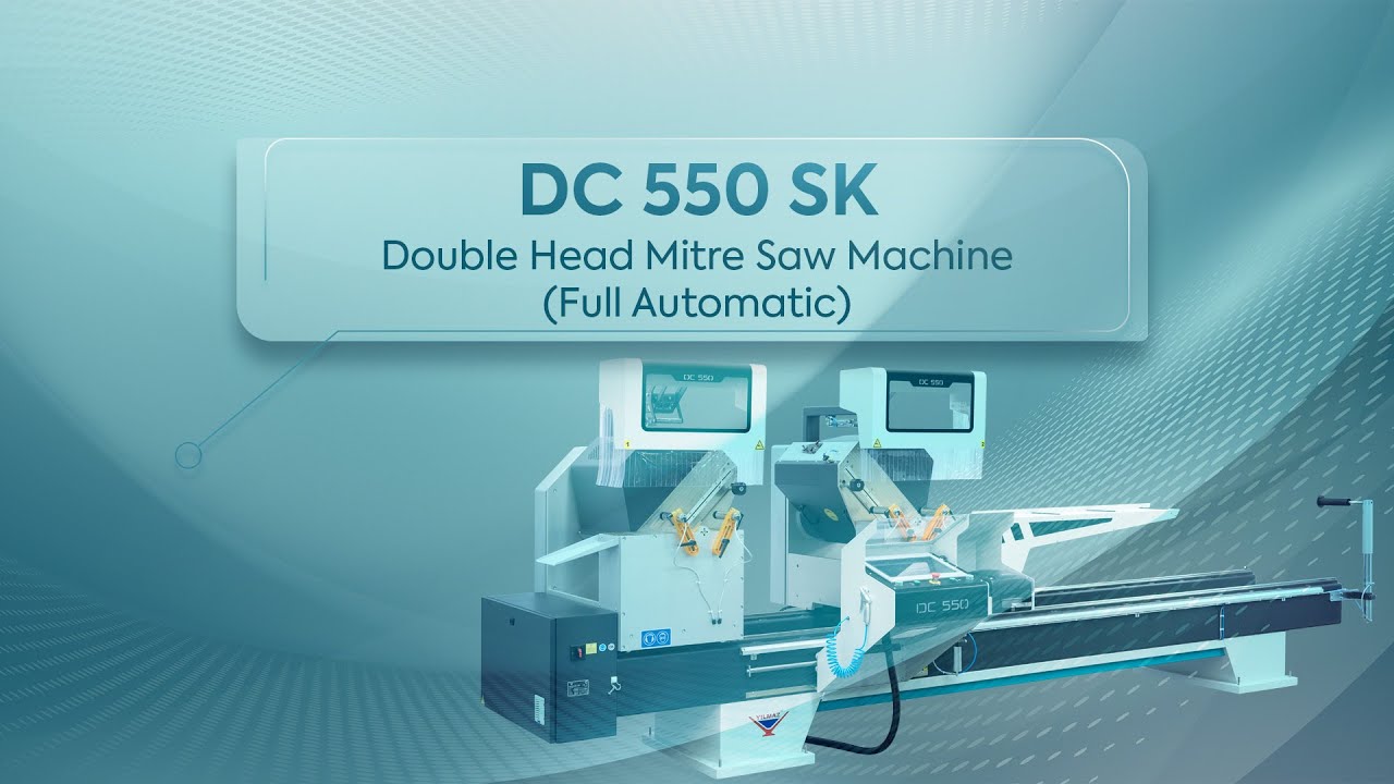 DC 550 SK - Double Head Mitre Saw Machine (Full Automatic)