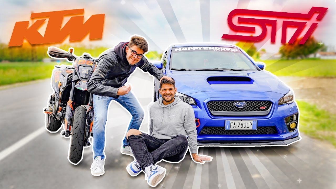 MICHAEL SPAMPINATO HA SFIDATO IL 690 | KTM 690 VS SUBARU WRX 🔥