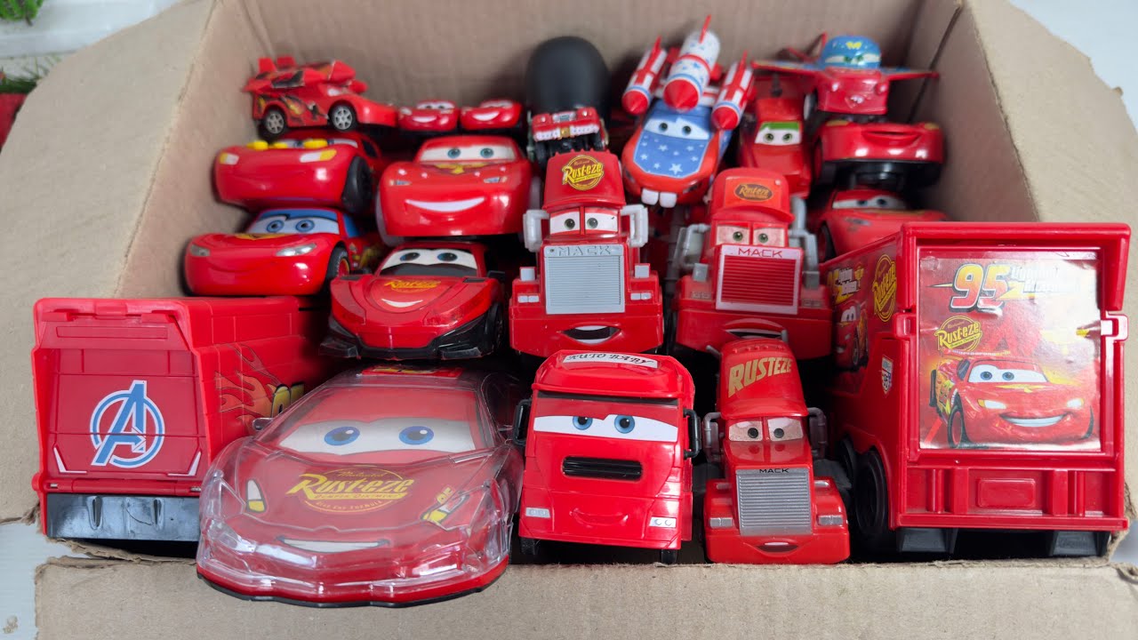 Disney Pixar Cars Lot Review and Unboxing | Full Lightning Mcqueen Bubble RC | ASMR Collection Cars