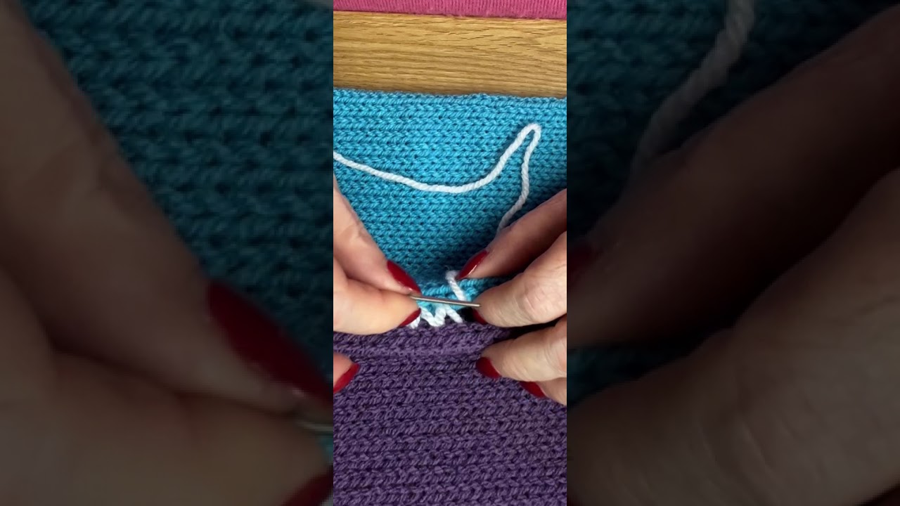 How to sew mattress/ladder stitch
