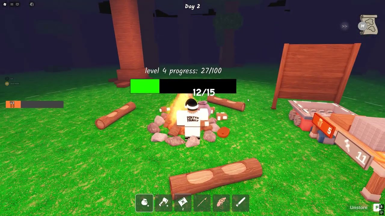 I survived 99 Nights In The Forest