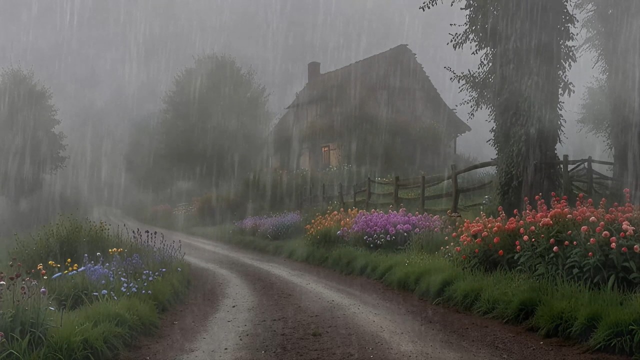 Peaceful Rain Sounds for Stress Relief and Quiet Sleep | Gentle Rain Ambience