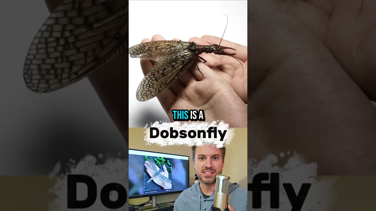 The Dobsonfly and the Hellgrammite: Nightmare aquatic insects