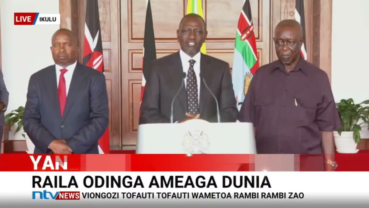President Ruto says ex Prime Minister Raila Odinga to be accorded State funeral   NTV Kenya 720p, h2