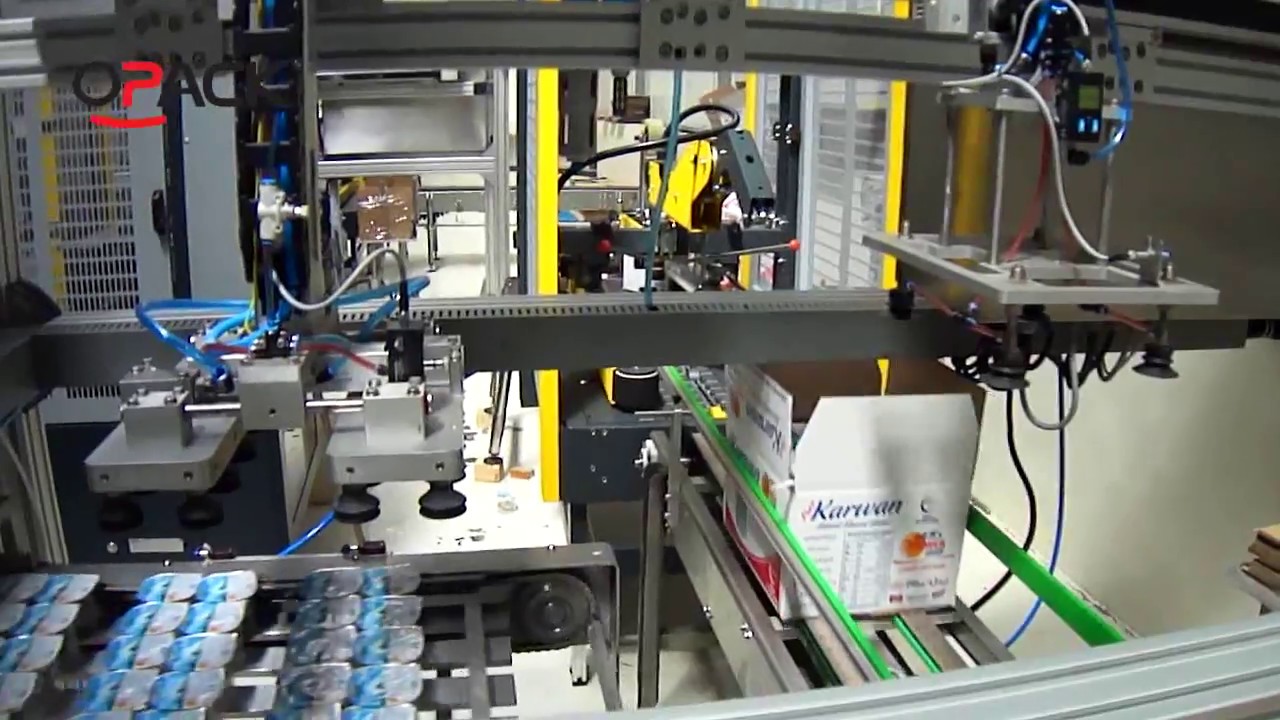 WATER CUP FORMING FILLING SEALING MACHINE WITH ROBOT / OPACK QT 1010