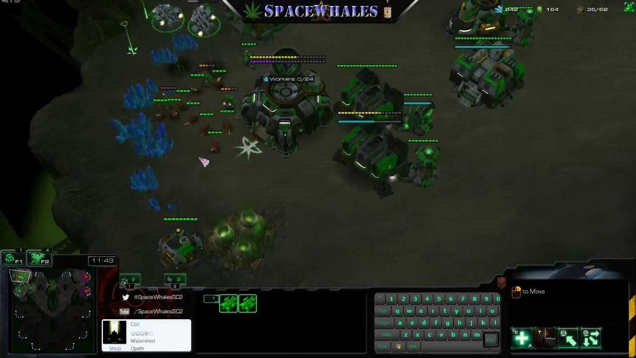 SC2 HotS 1v1 - Master Terran - TvZ / Klontas Mire / Surviving Banelings After Opening Reapers