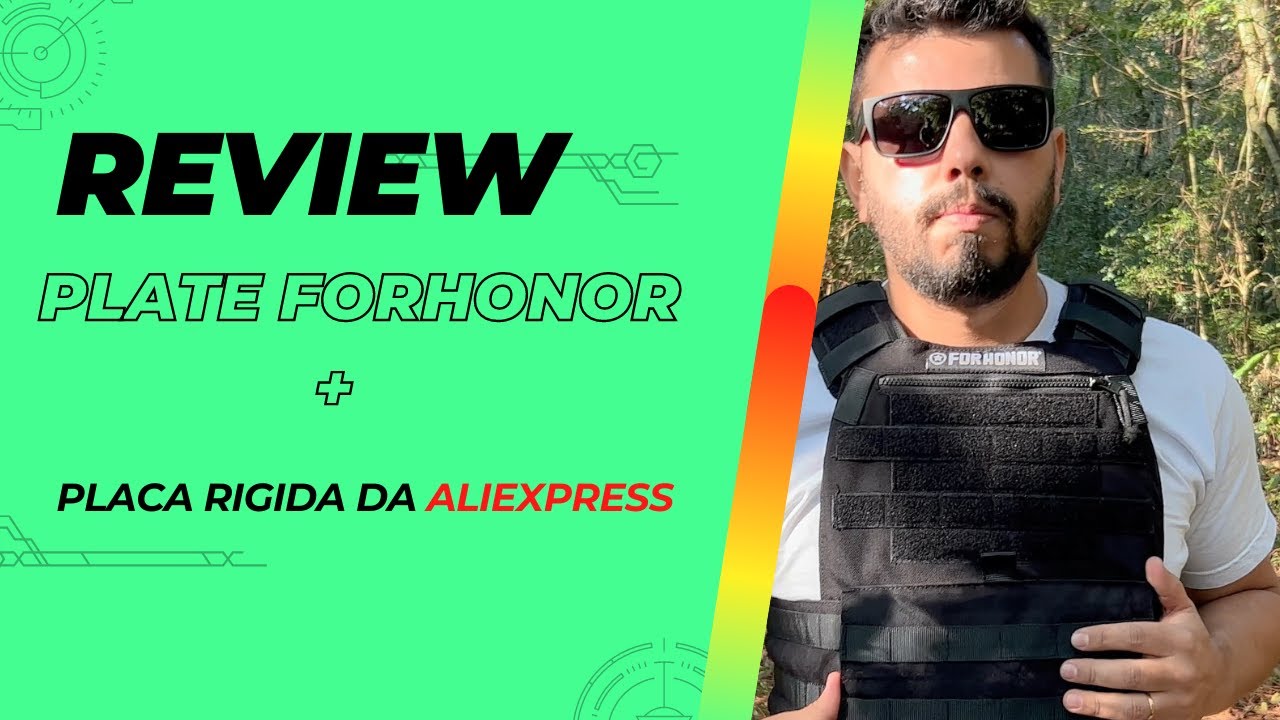 Plate Carrier Forhonor + Placa Rígida AliExpress