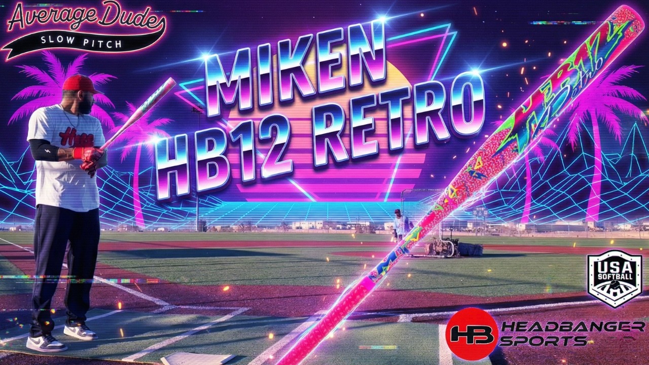 MIKEN HB12 RETRO 2026 | Эксклюзив Headbanger Sports | Обзор биты для софтбола USA/ASA