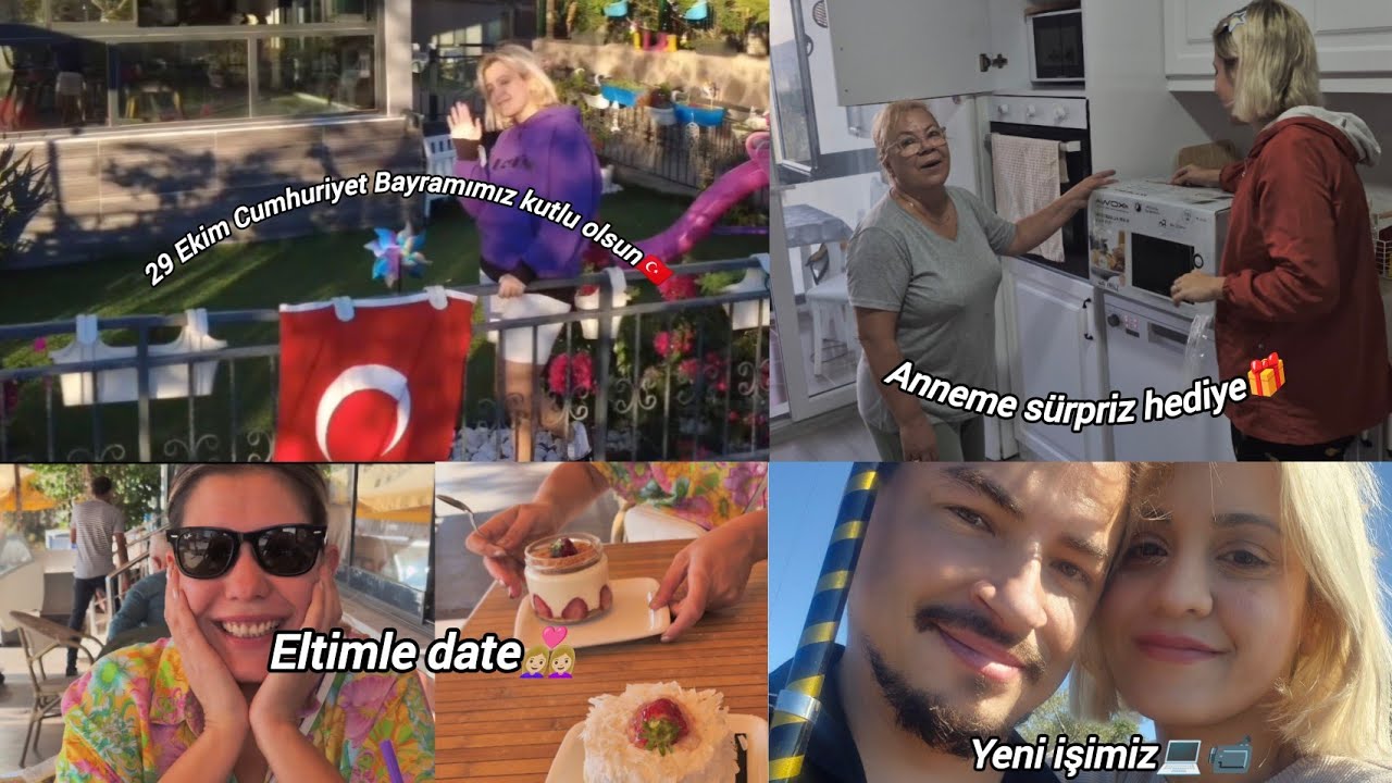 ANNEME SÜRPRİZ🎁YENİ İŞİMİZ💻📹DOSTLARIMIZLA BALIK TUT(MA)MA KEYFİ🎣TUBİŞLE DATE 👩🏼‍❤️‍👩🏼HERTELDEN VLOG🎬