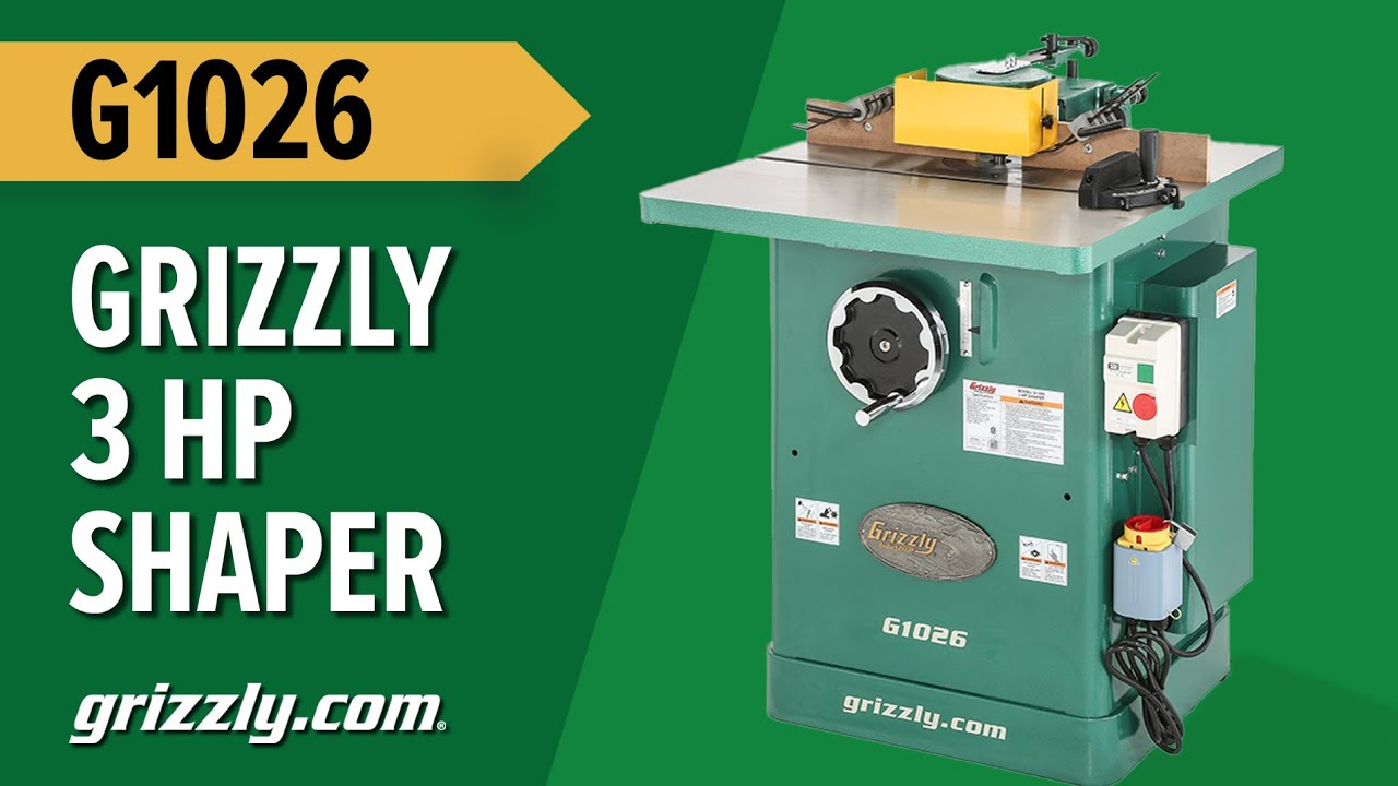 Craft masterpiece furniture with ease with the G1026 - 3 HP Shaper