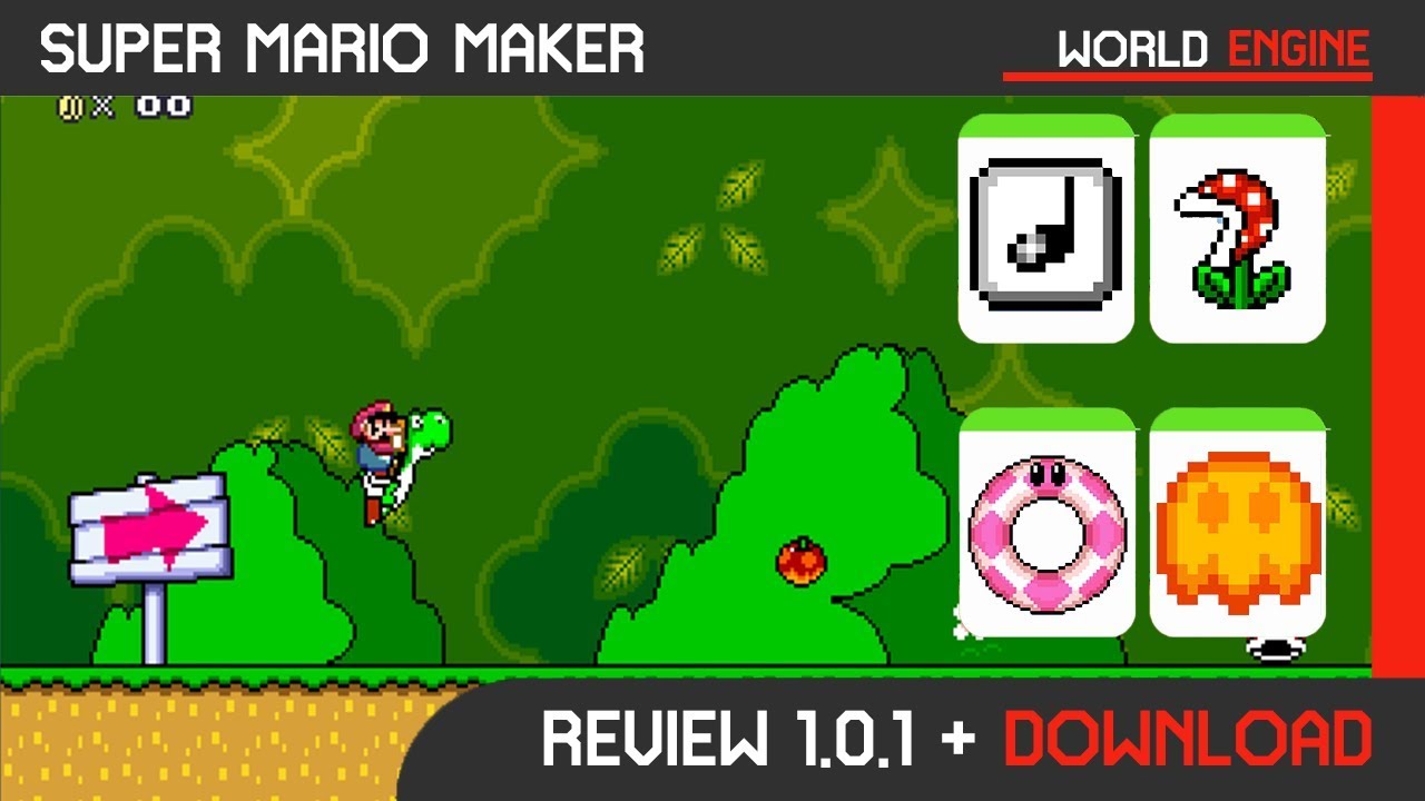 UPDATE SUPER MARIO MAKER WORLD ENGINE 1.0.1 + MINI REVIEW | Dangerous Zone