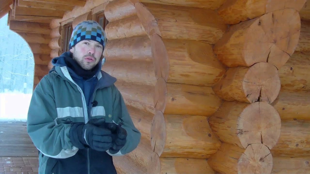 Srub ze sušeného dřeva