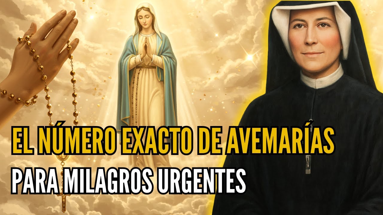 Santa Faustina revela: el número exacto de Avemarías para rezar en casos urgentes