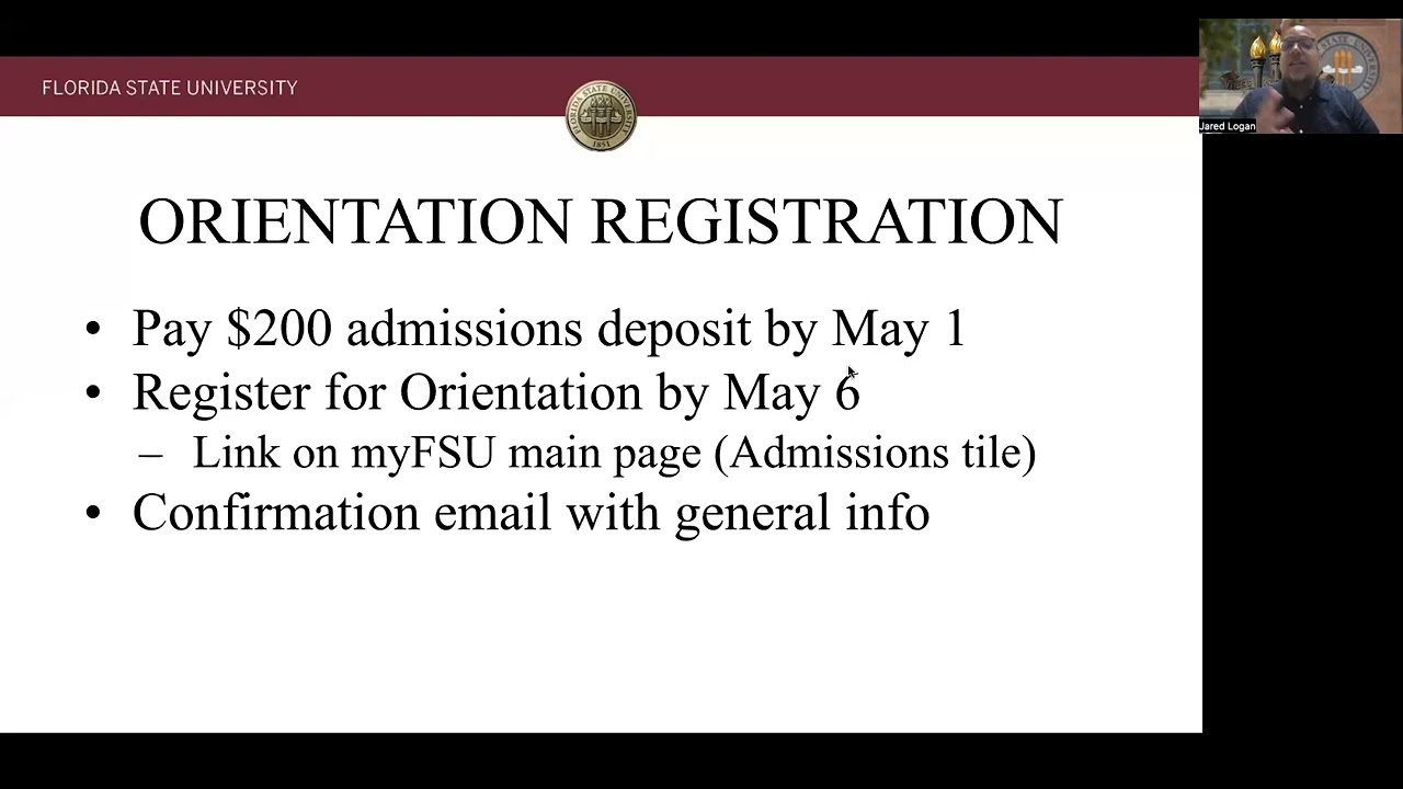 FSU Chat: What To Expect During Orientation