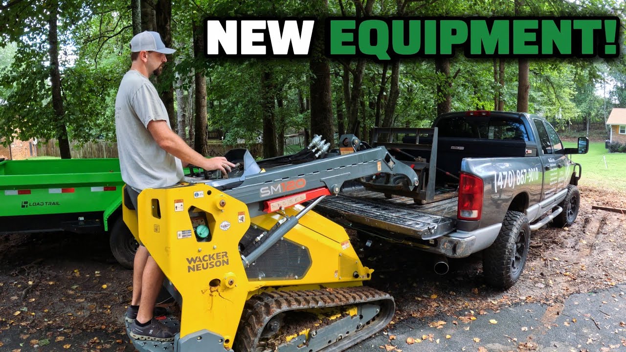 He Quit His Full Time Job To Go All In On His Landscaping Business! The Mini Skid Will Keep Him Busy