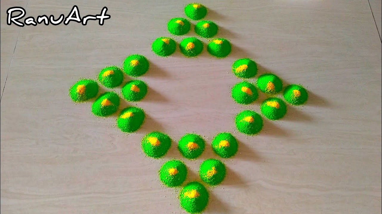7 Creative Rangoli Designs/Daily Kolam/New Latest Muggulu/Festival Kolam/Easy Rangoli Design/रंगोली