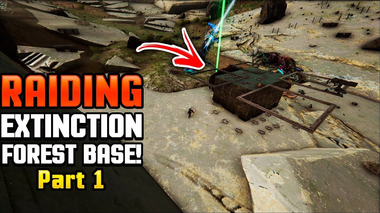 RAIDING EXTINCTION FOREST BASE! | ARK OFFICIAL SMALL TRIBES