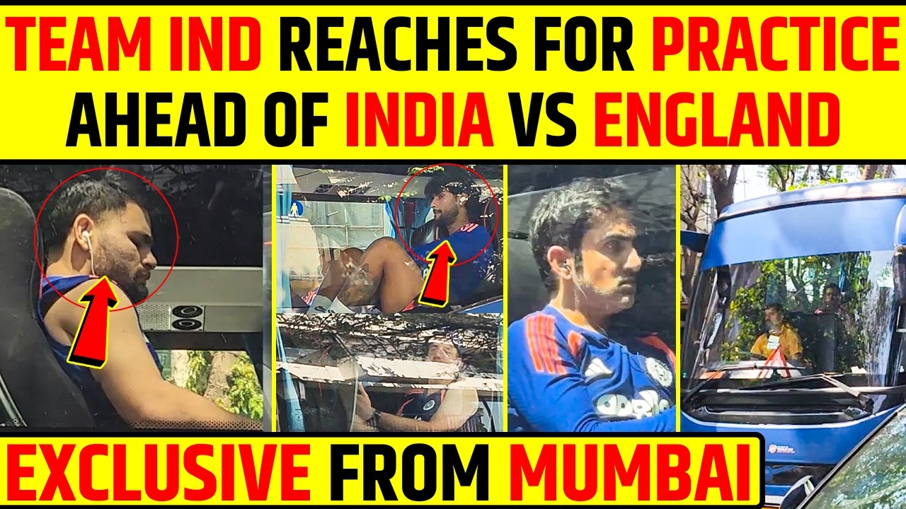 TEAM INDIA REACHES FOR PRACTICE AHEAD OF INDIA VS ENGLAND SEMI FINAL MATCH #t20worldcup