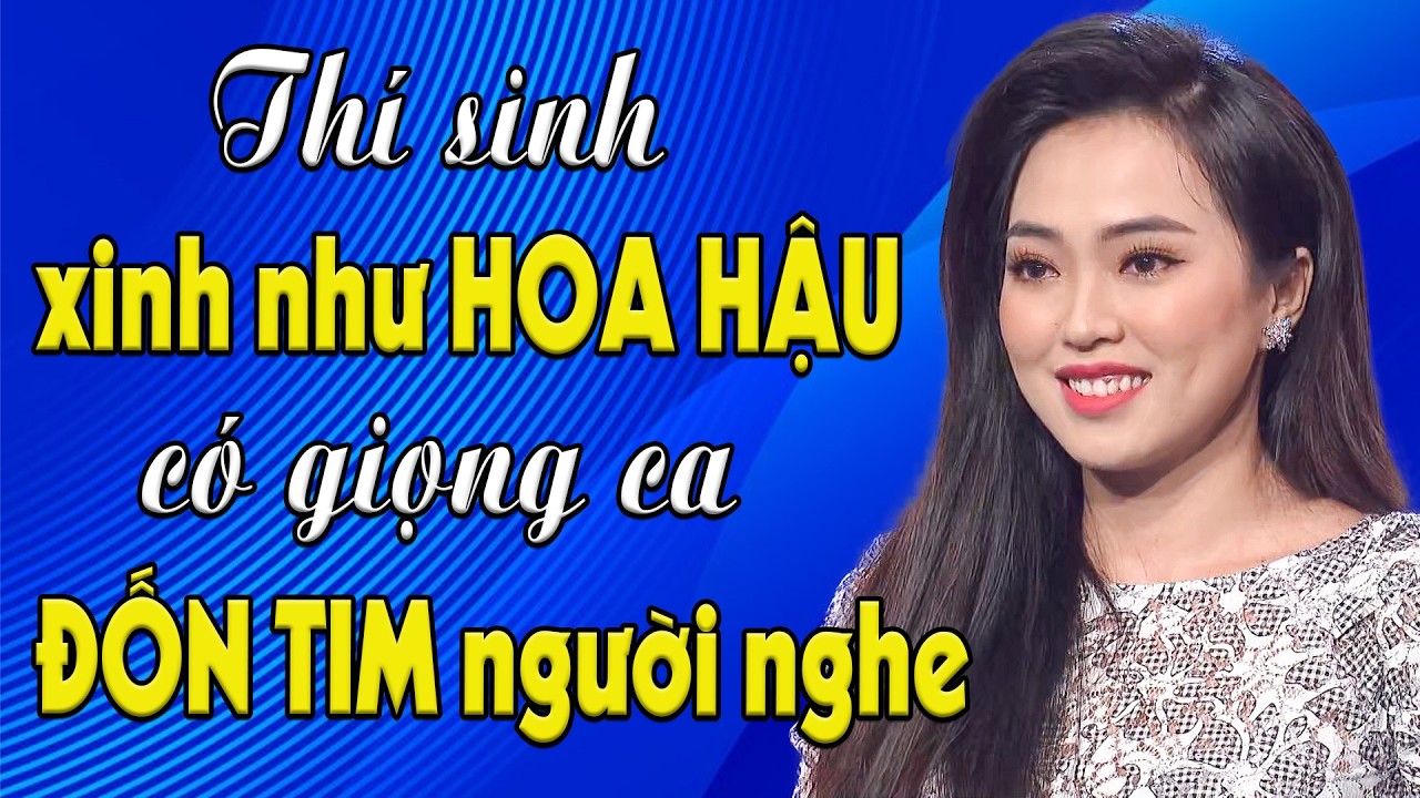 Thí sinh xinh như HOA HẬU vừa xuất hiện đã khiến khán giả ĐỔ GỤC vì giọng hát ĐỈNH CAO