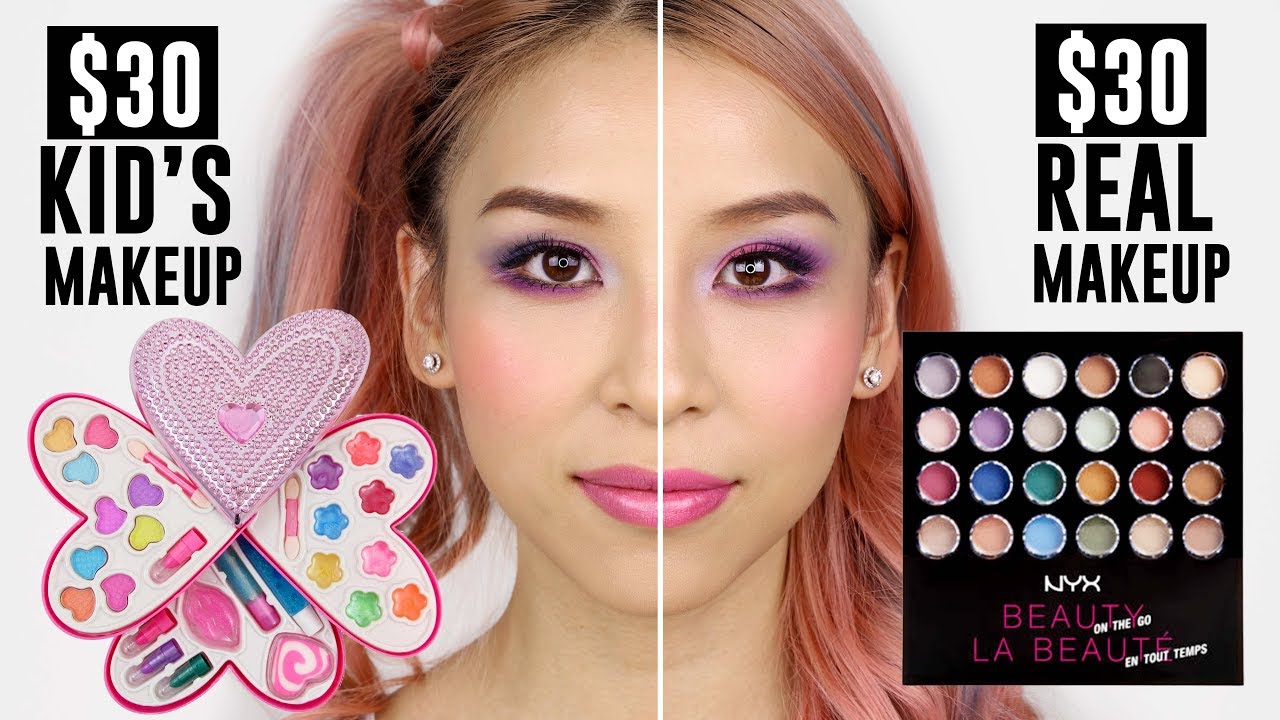 $30 Kid's makeup VS $30 Real Makeup