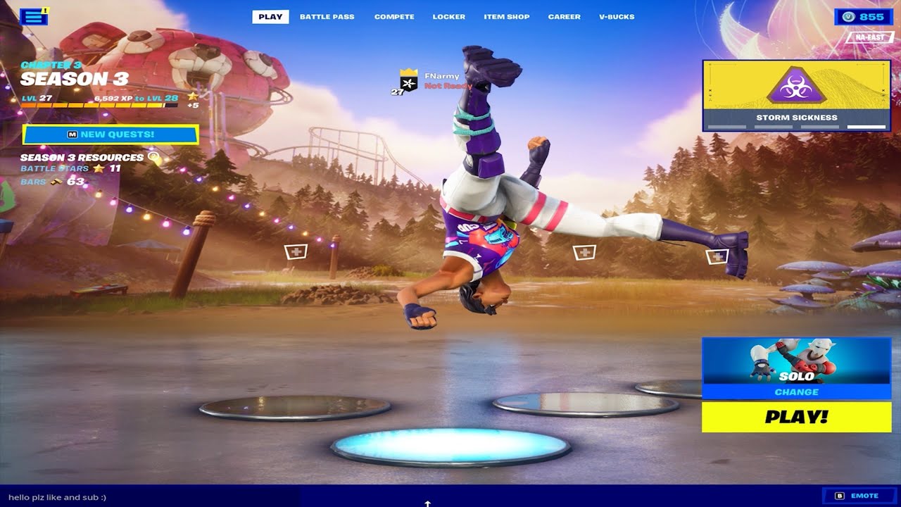 Fortnite lobby dance for tiktok!