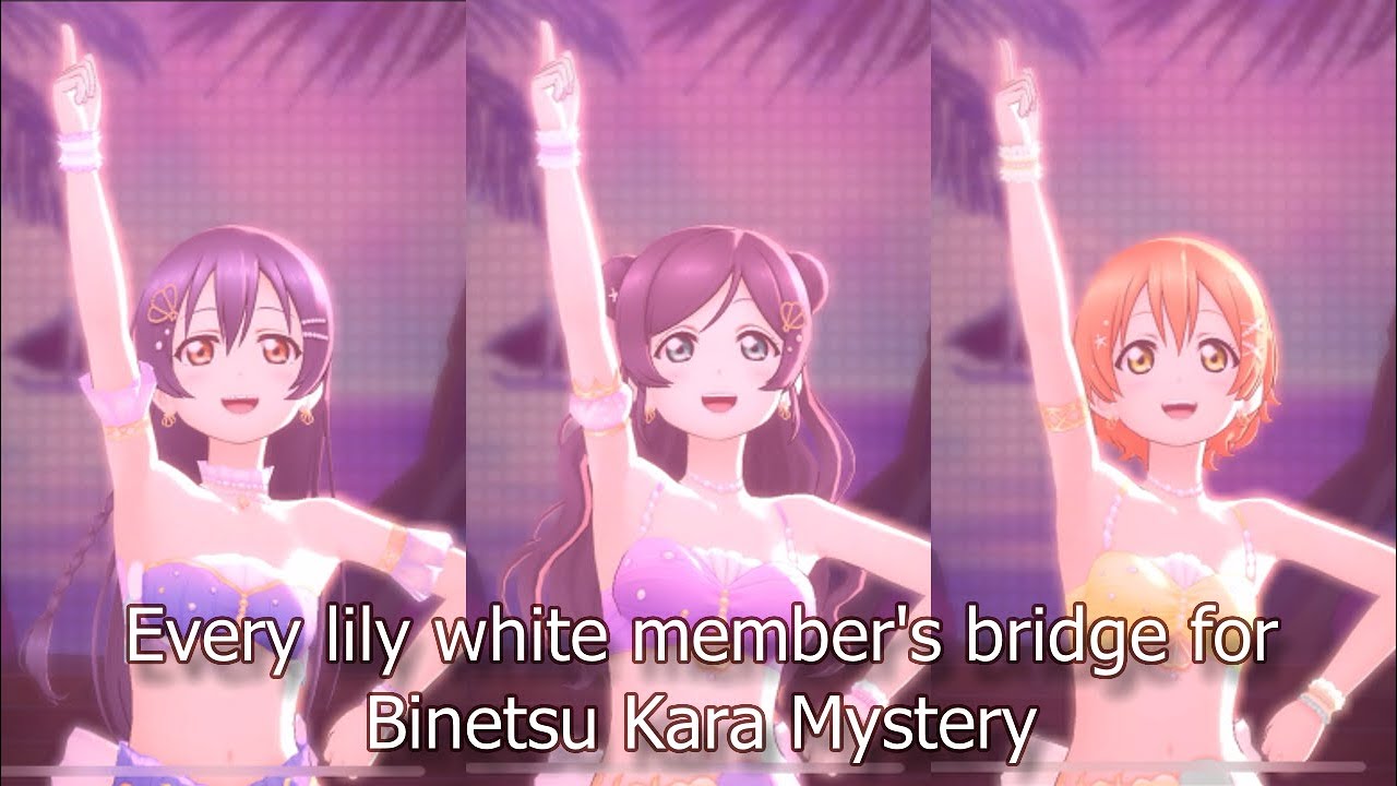 Every lily white member's bridge for Binetsu Kara Mystery