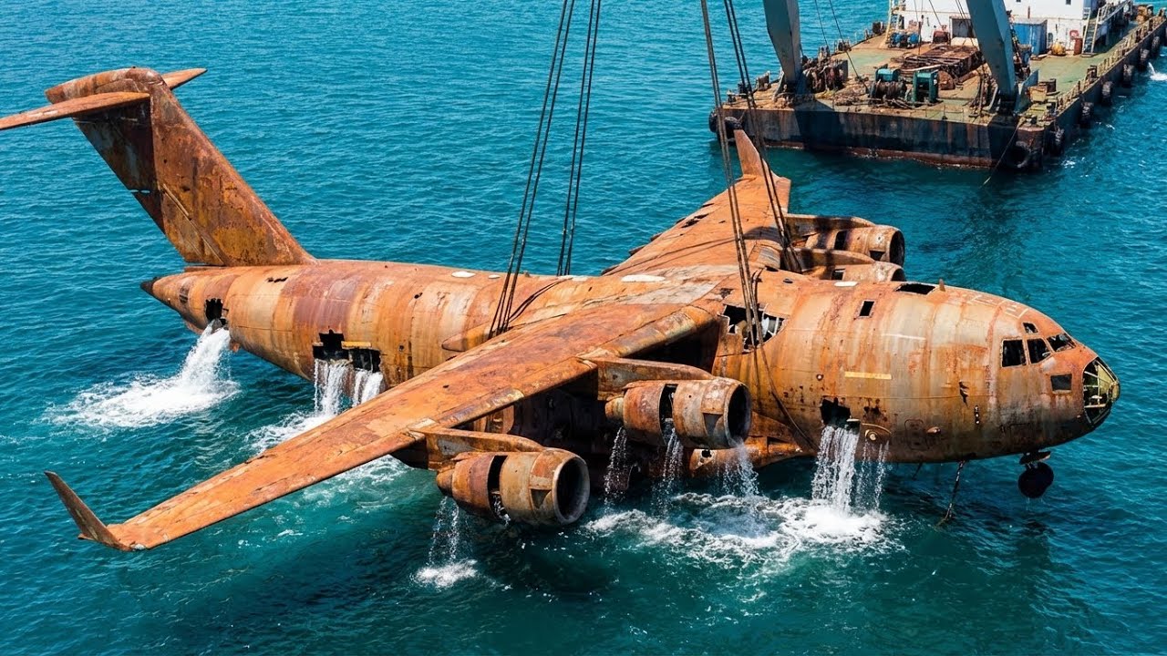 Salvaging and Restoring the Legendary Boeing C-17 Globemaster III Lost in the Atlantic for 50 Years