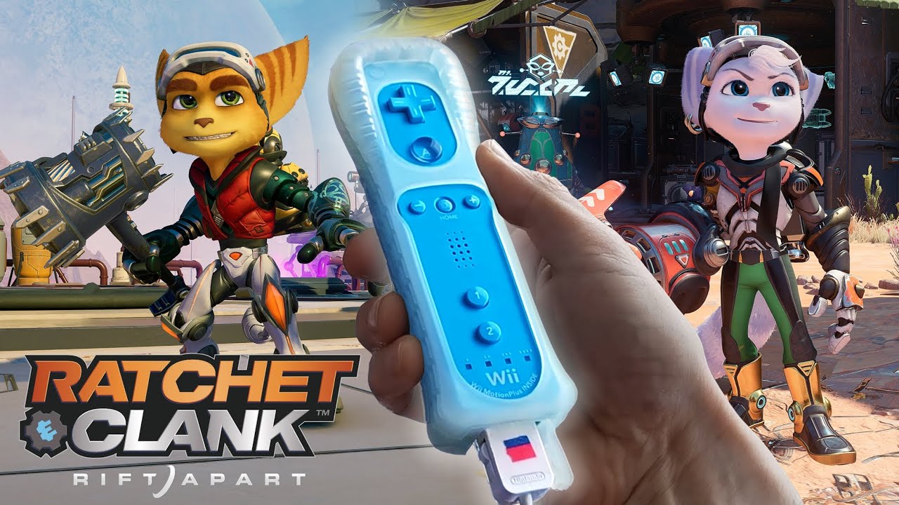 We use Wiimote to play - RATCHET & CLANK RIFT APART