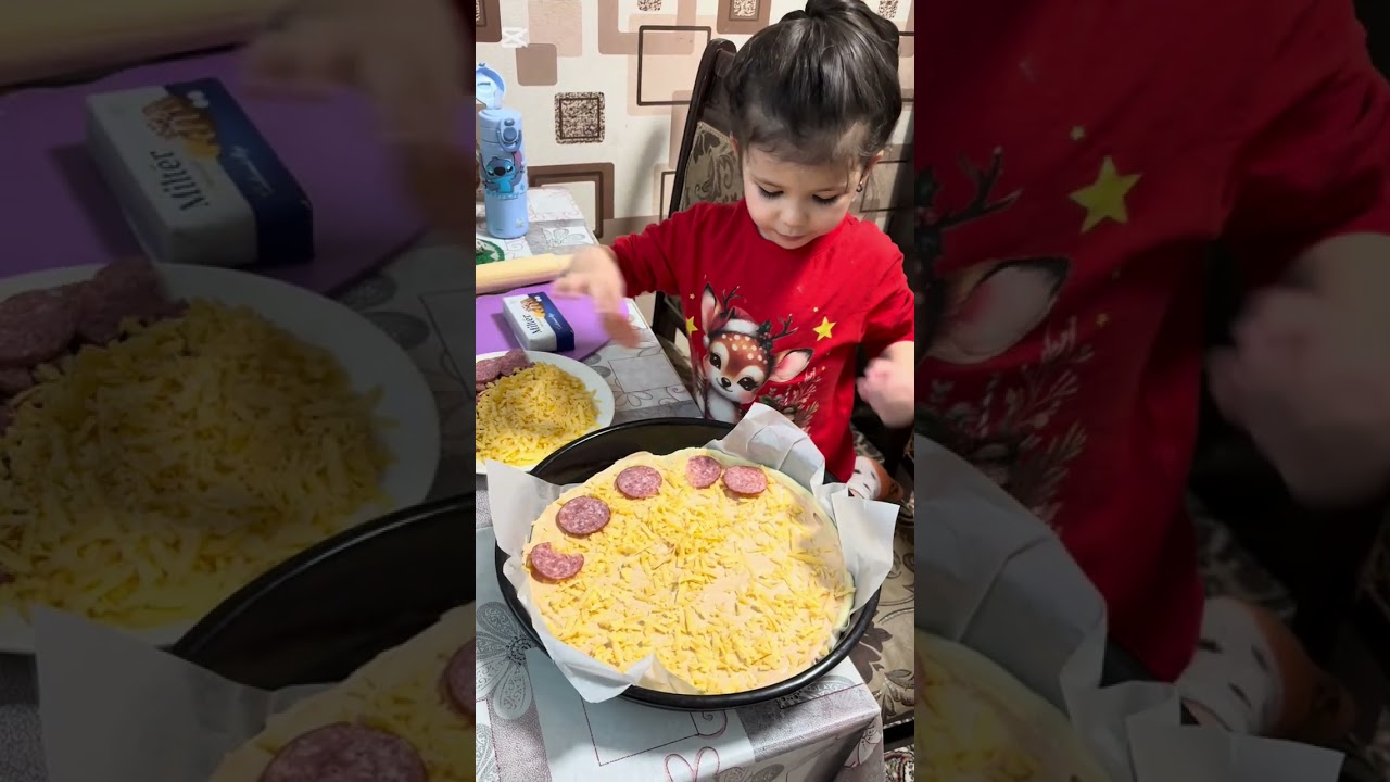 Вазирка готовит пиццу 🍕