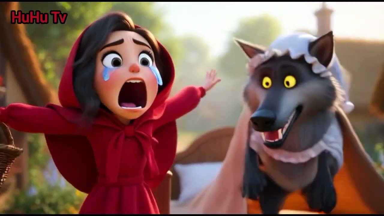 #Fairytale story of a cute girl 💃 and wolf 🐺# wolf of jungle 