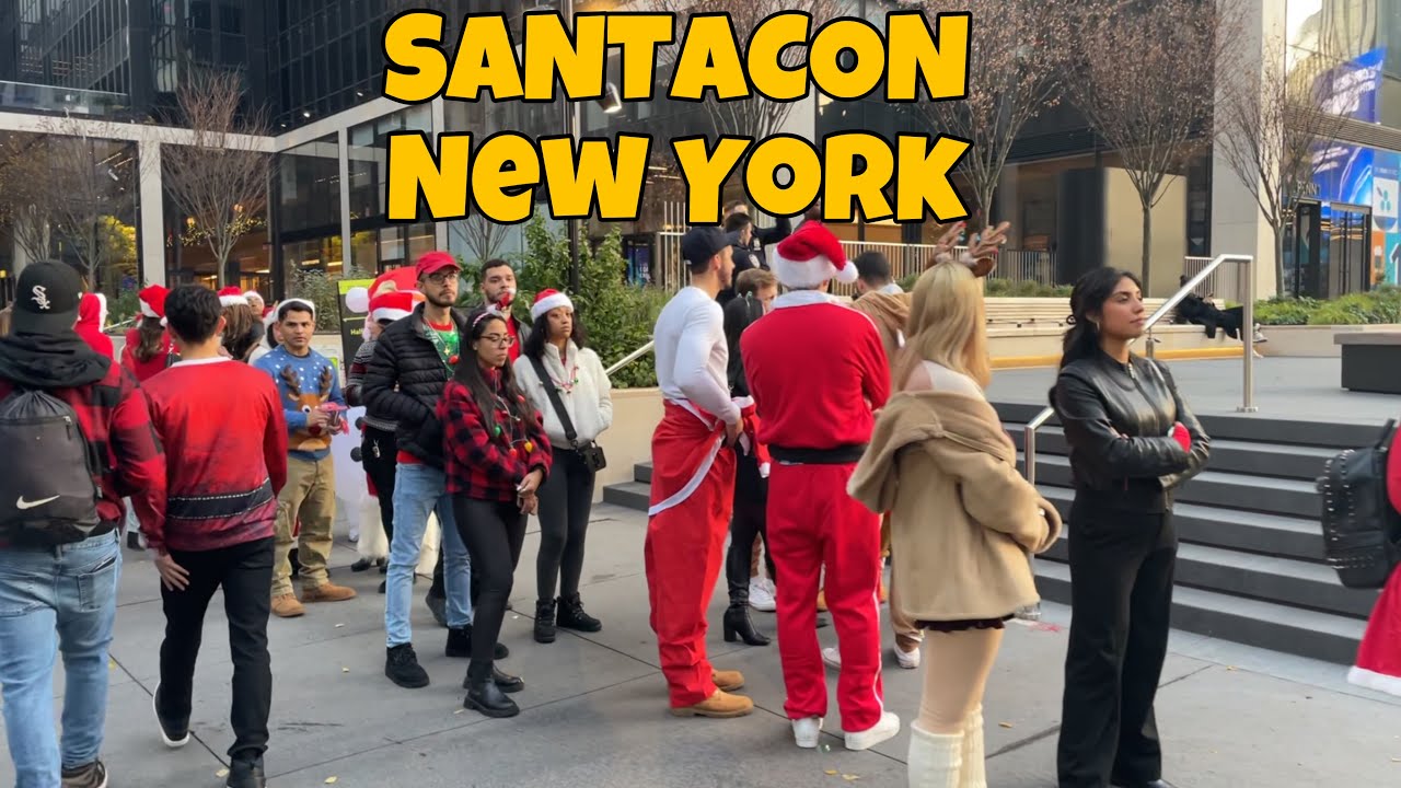 SantaCon NYC: Christmas Magic on the Streets of New York