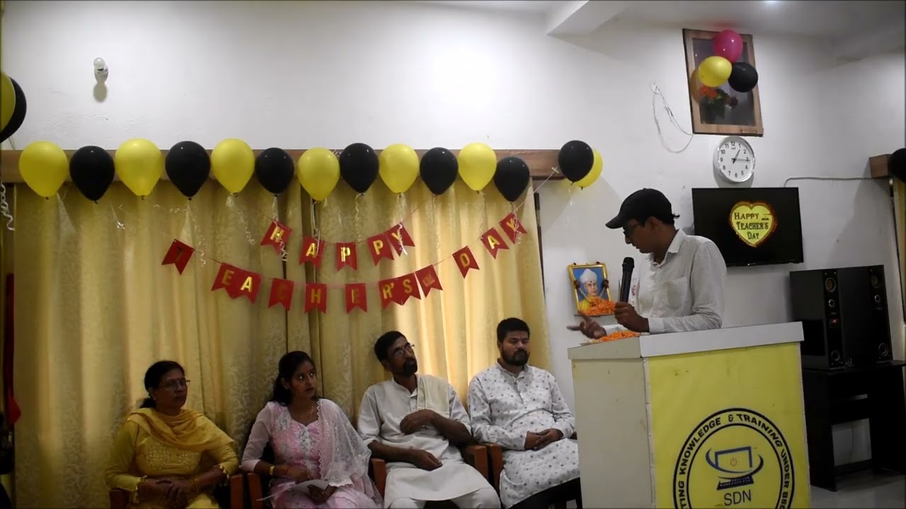 RAJEEV SIR, DSM SPEECH ON TEACHER'S DAY AT SDN COMPUTERS KYP