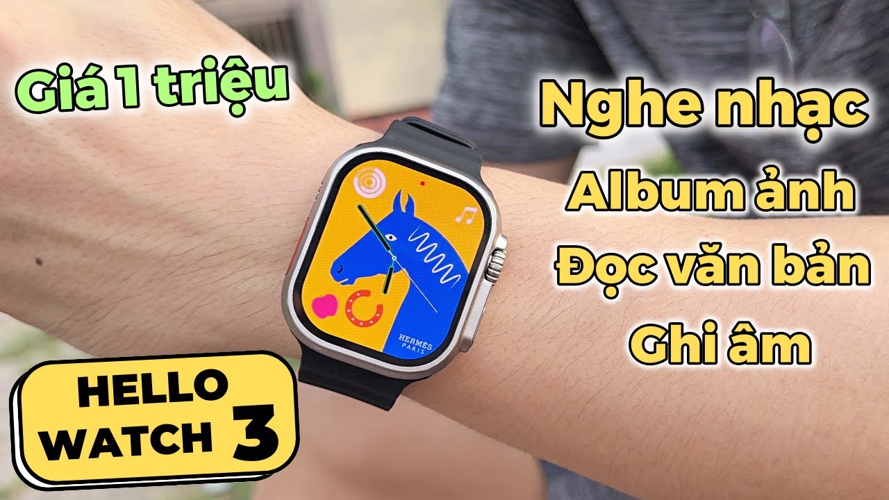 Hello Watch 3 : M&agrave;n Amoled 90hz, Bộ nhớ 4GB | Gi&aacute; 1 triệu m&agrave; rất nhiều t&iacute;nh năng !