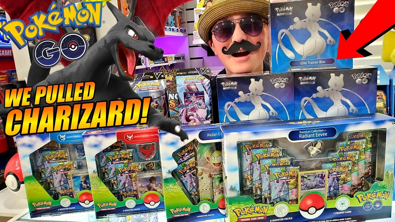 WE PULLED CHARIZARD SO EASY! REAL POKEMON GO CARDS ARE FINALLY HERE!