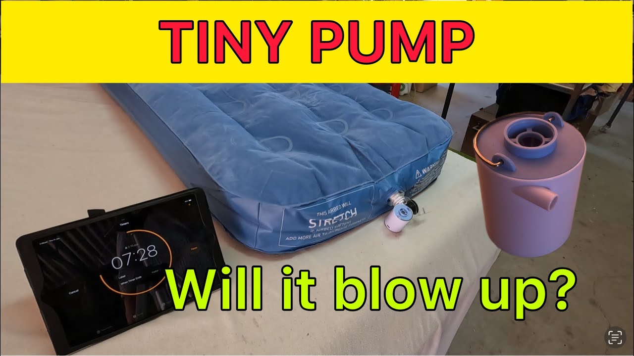 FLEXTAILGEAR - TINY AIR PUMP - RECHARGEABLE - LIGHT WEIGHT - WHEN TRAVELLING LIGHT