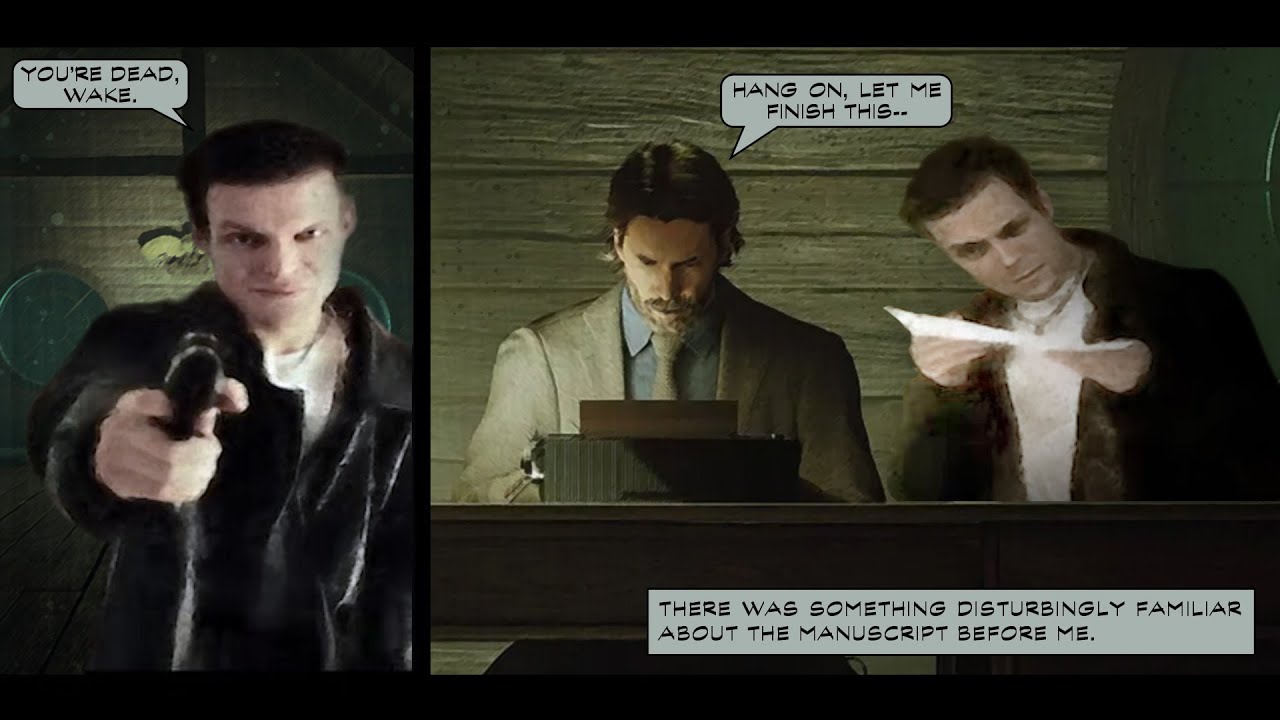 Max Payne seeks revenge on Alan Wake