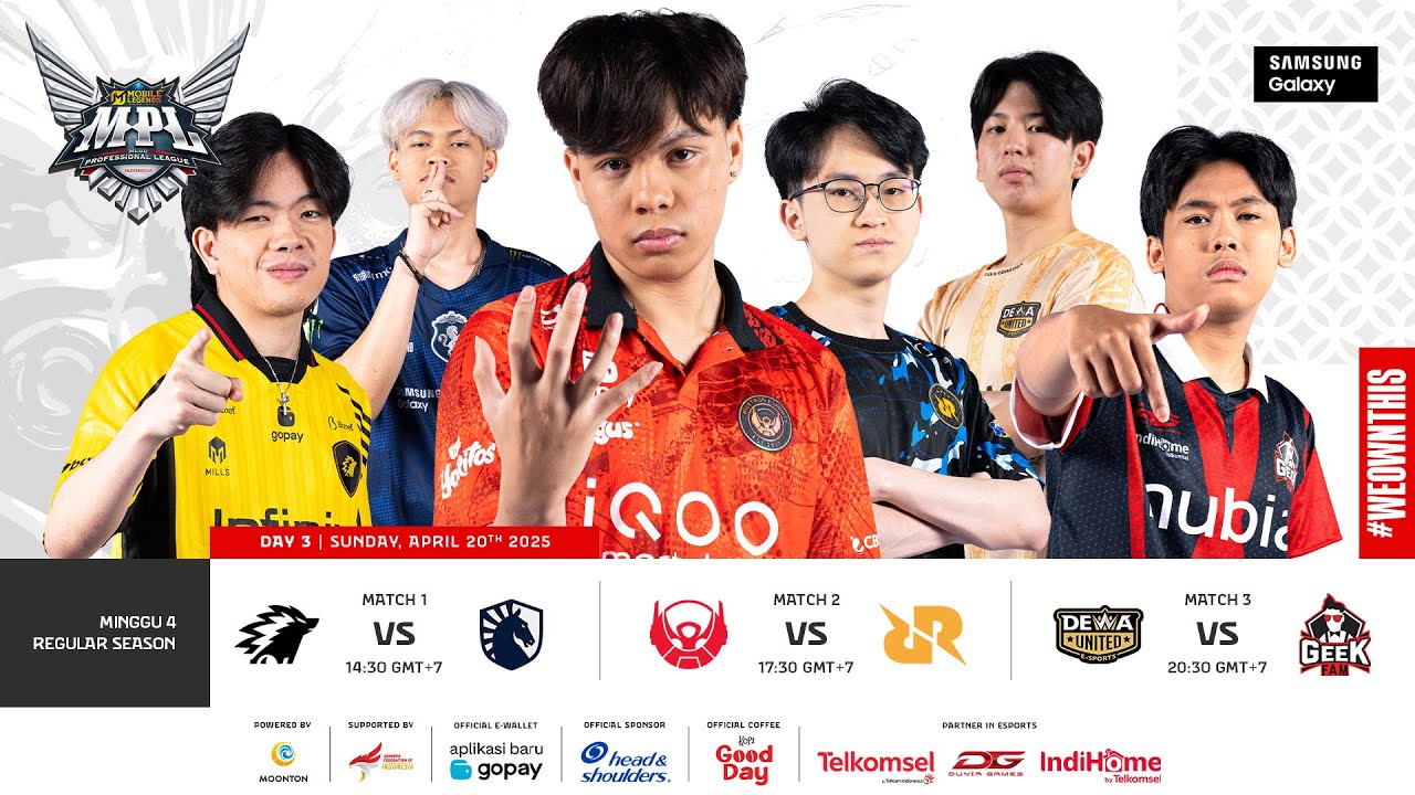 🔴 LIVE | MPL ID S15 | Regular Season Day 3 Week 4 | English