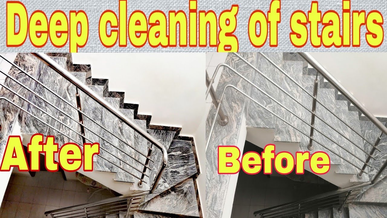 How to clean stairs