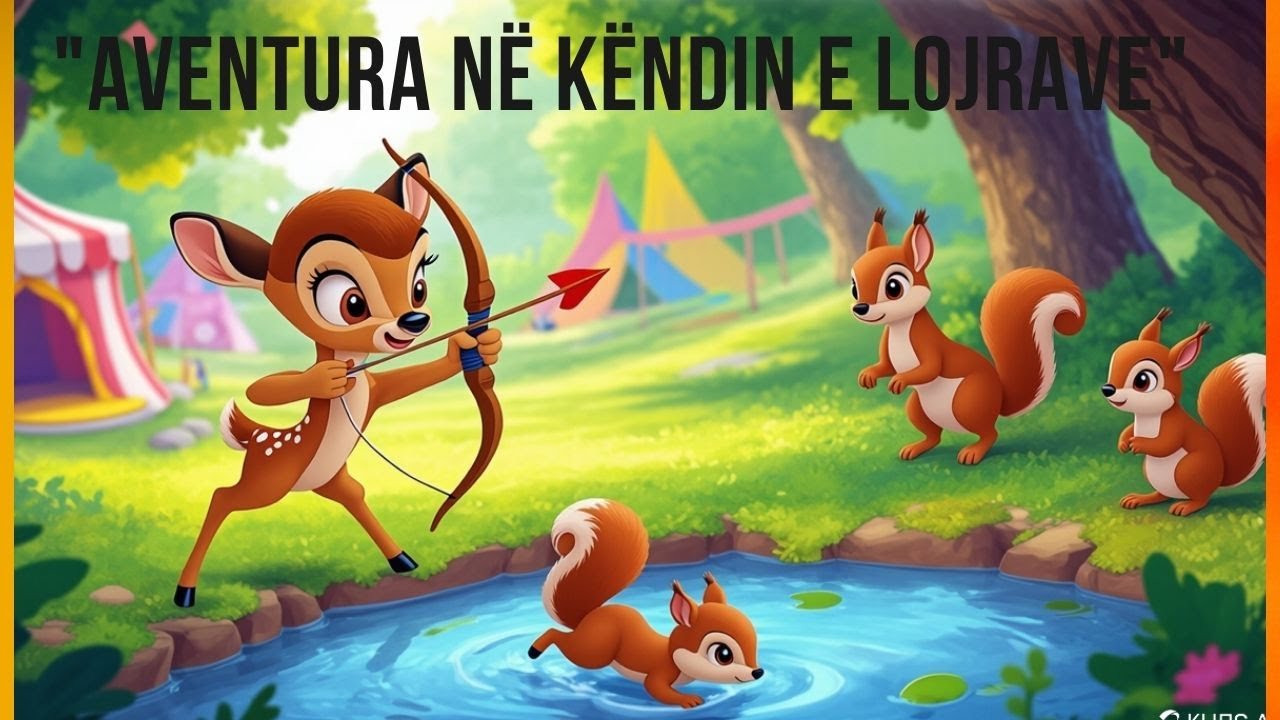 Aventura n&euml; K&euml;ndin e Loj&euml;rave #youtube #shqip #tregimi #femije #perralla #disney #cartoon #edukim