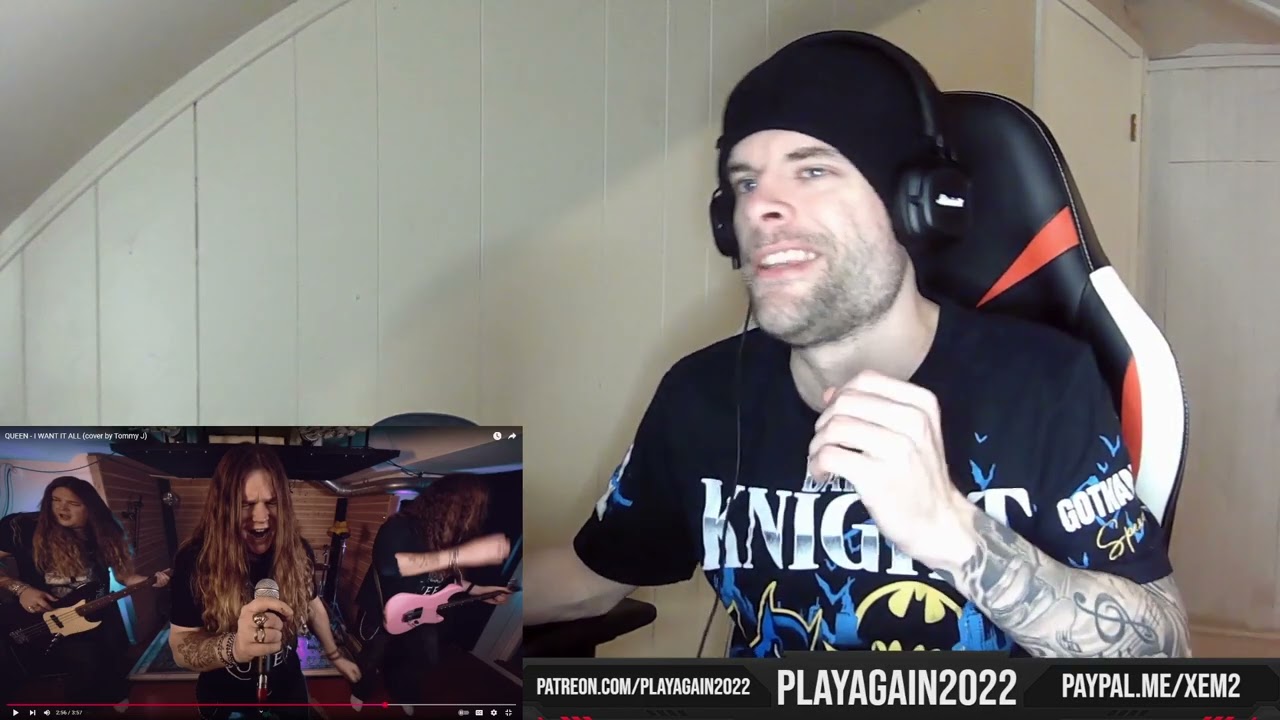 Tommy Johansson - I Want It All (Queen)  (First Time Reaction)