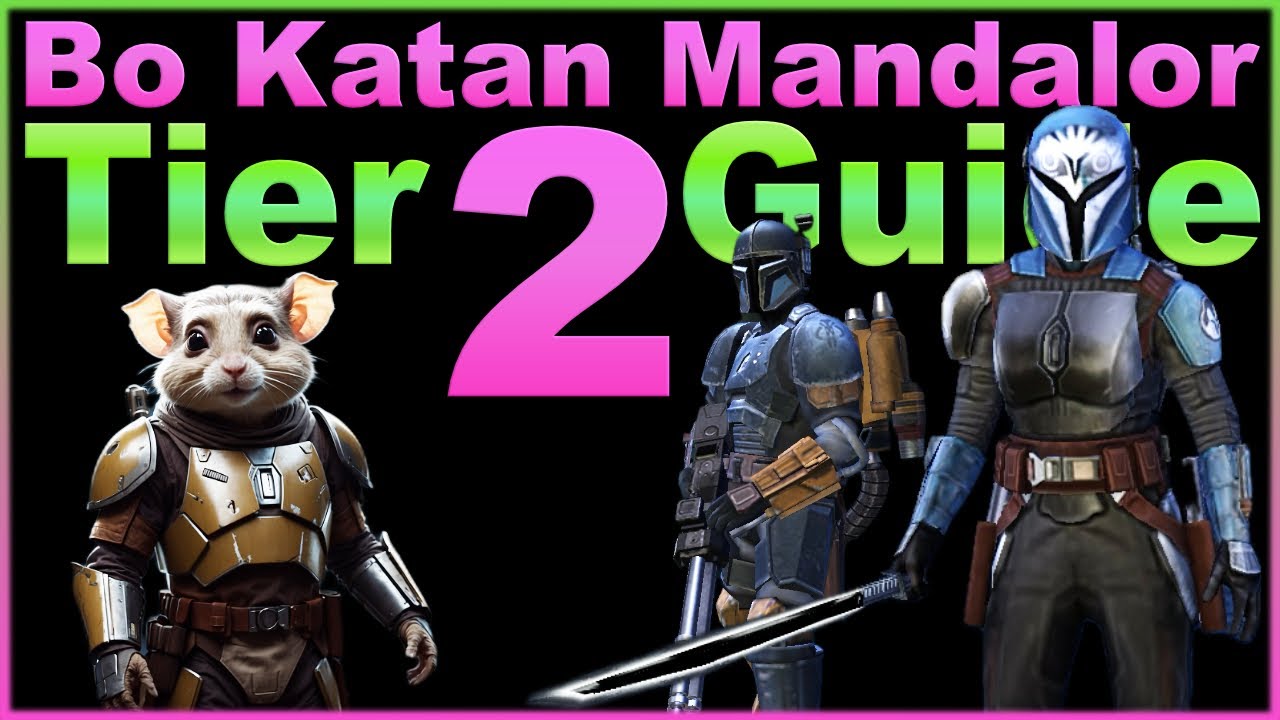 Tier 2 - Bo Katan Mandalor Unlock Guide - tips tricks strategy turn order mods all made EASY - SWGOH