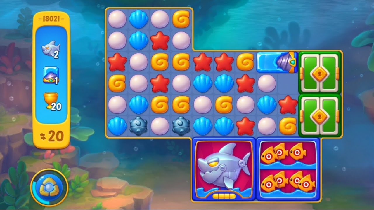 Fishdom 18021 Level - NO 💣🧨💥