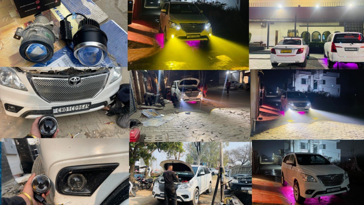 FINALLY 🔥NEW FOG LIGHT INSTALLATION TOYOTA INNOVA 9645 IPH PROJECTOR PRICE 😱