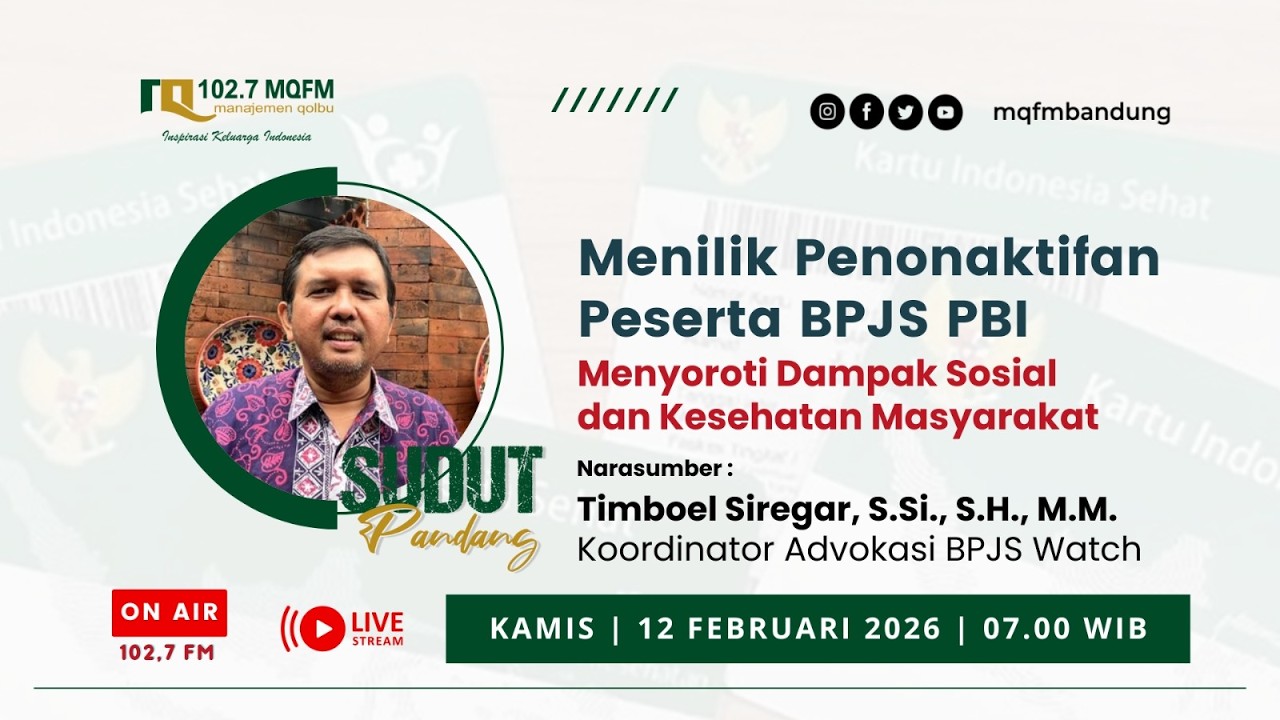 Inspirasi Pagi - Sudut Pandang | Menilik Penonaktifan Peserta BPJS PBI