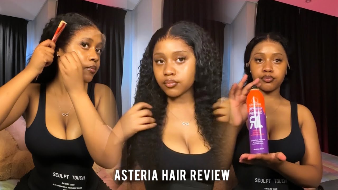 Видите кружево?! Установка парика Asteria Hair Bomb Curly Frontly. Распаковка и установка. ￼￼￼🥹🎀🫧