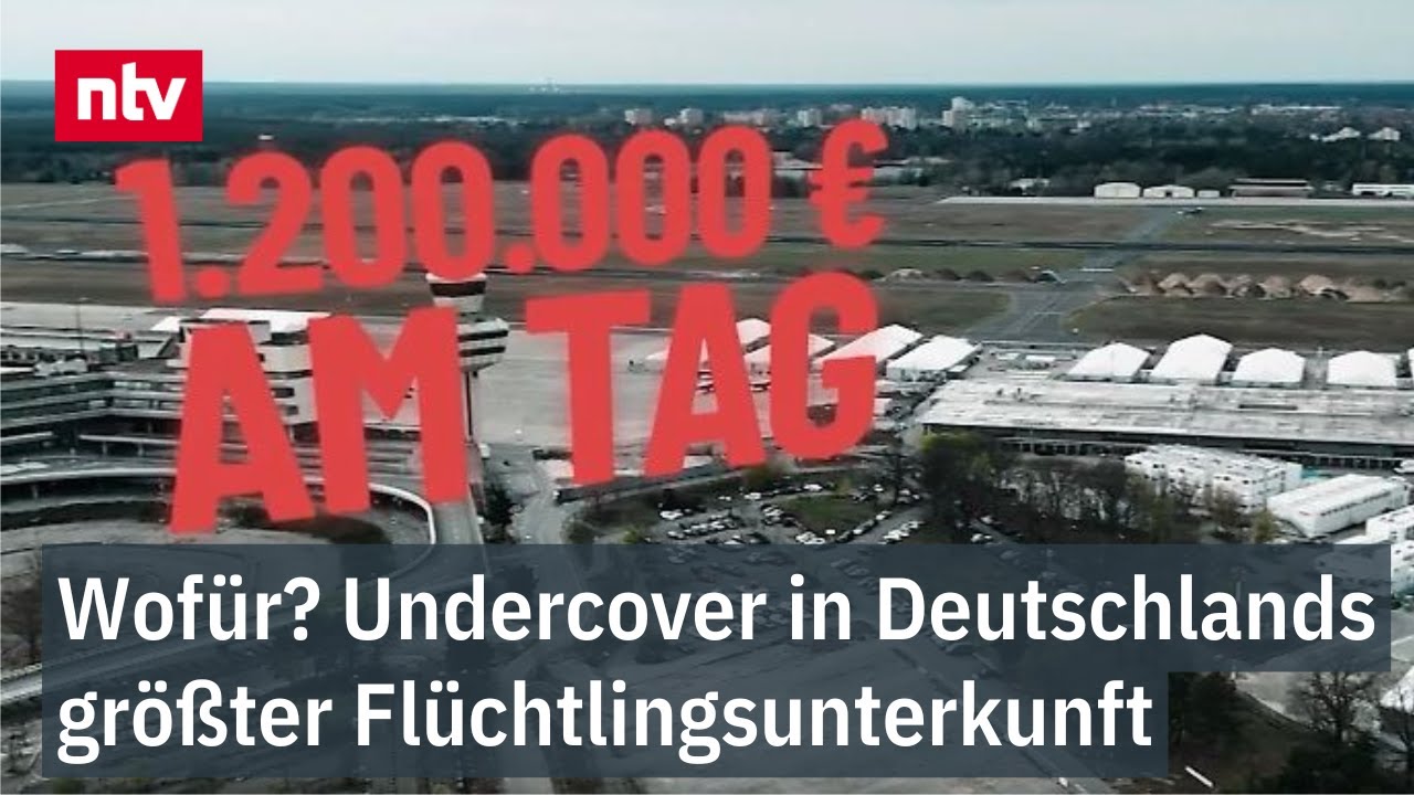 Täglich 1,2 Millionen Euro - wofür? Undercover in Deutschlands größter Flüchtlingsunterkunft