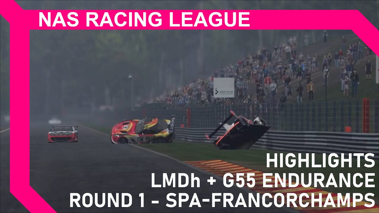 NAS Endurance League Season 2 Highlights Round 1 - Spa-Francorchamps